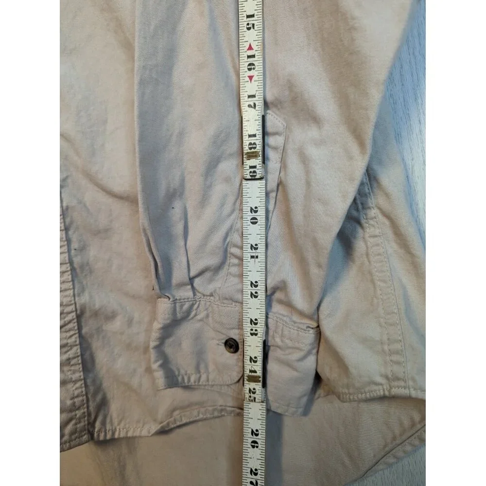 Three Square Royce Apparel Georgia Shirt Mens Tan Button Down Sz Large L - Picture 6 of 8